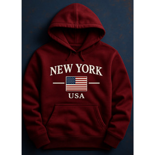 Moletom Infantil NewYork Grosso Com Bolsos e Capuz Estilo Gringo em Oferta na Shopee