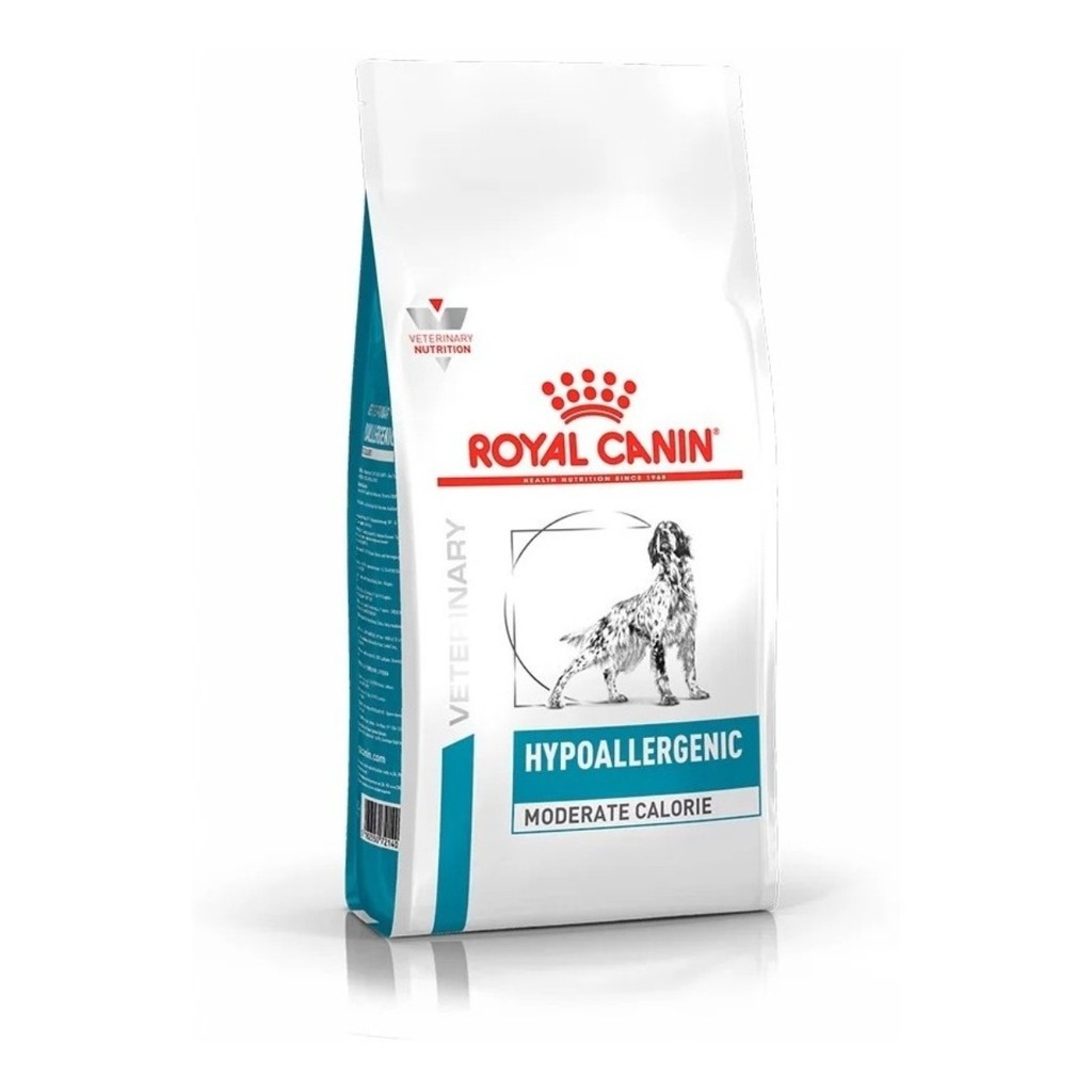 Royal Canin Veterinary Hypoallergenic Moderate Calorie P/ Cão Adulto de raza todos os tamanhos sabor mix de 10.1 kg
