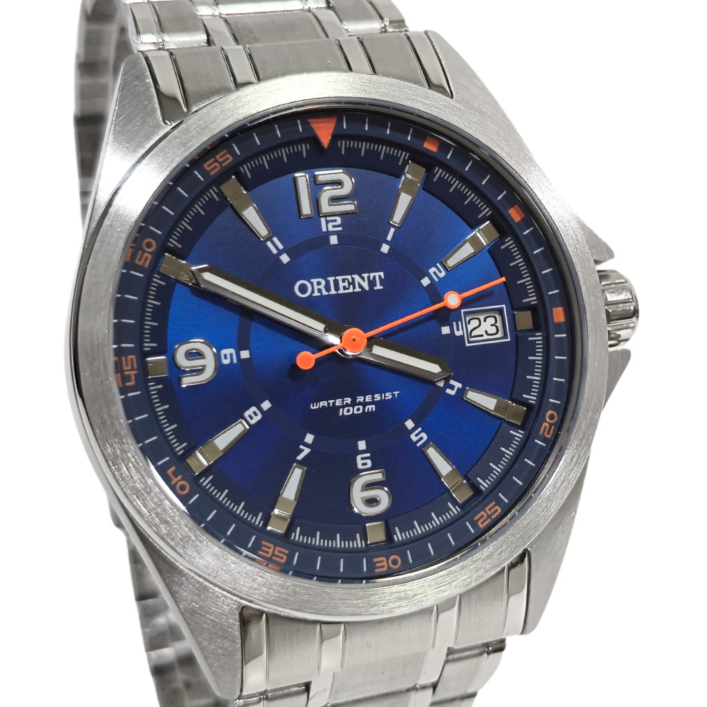 Relógio Orient Analógico Masculino Prateado Clássico MBSS1270 D2SX