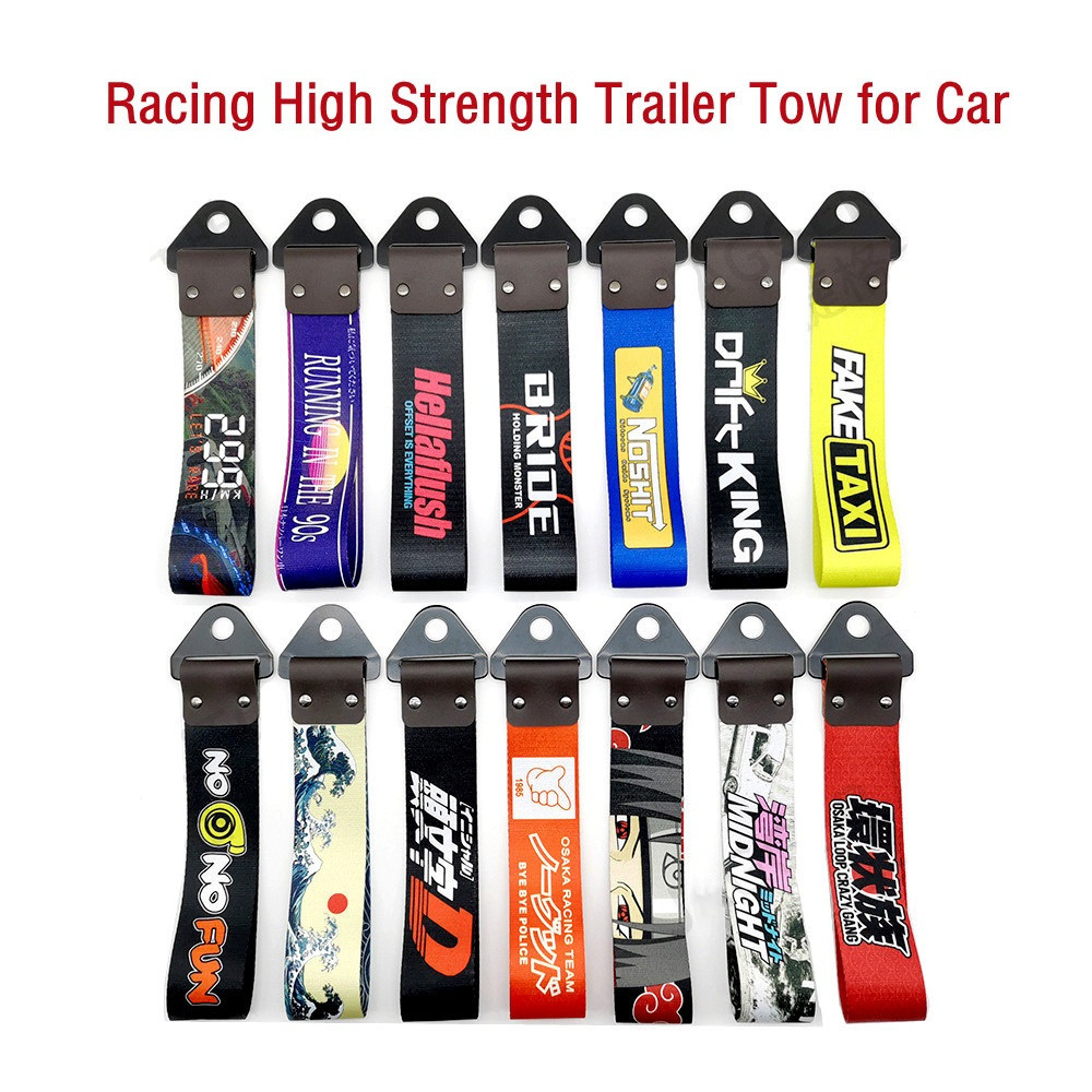 Corda De Reboque De Nylon Para Decoração De Corrida Cordas De Carro JDM De Alta Resistência