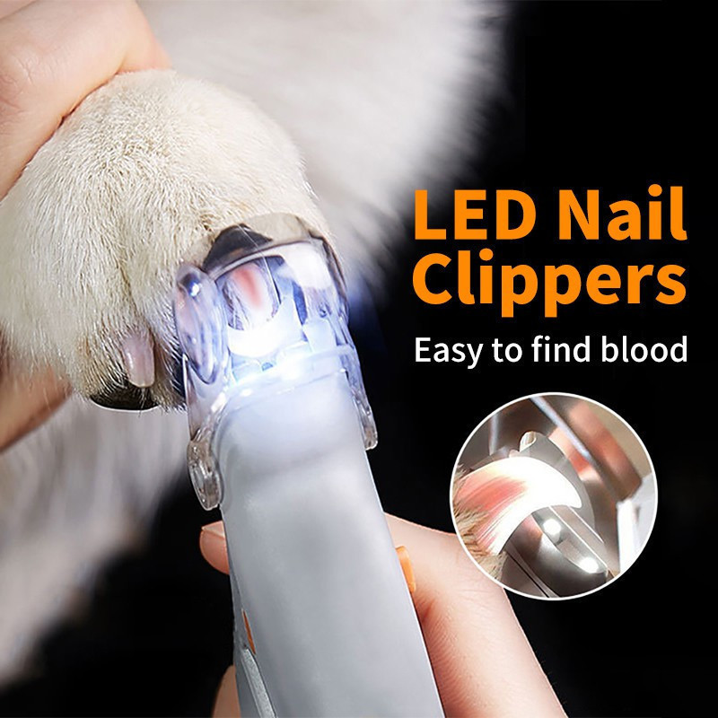 Cortadores De Unha De Cão / Gato Com Claro Led em Oferta na Shopee