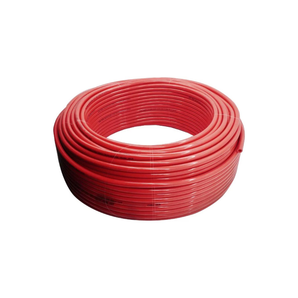 10 Metros Mangueira Pneumática Tubo pu 6mm X 4mm Vermelho Flexível