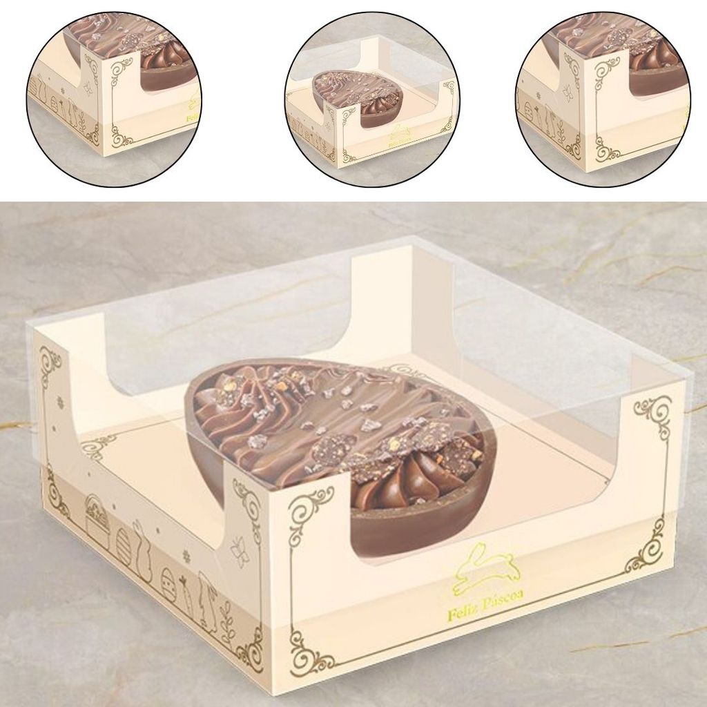 5 CAIXA OVO DE COLHER ENCANTO 100/150G - PASCOA LUZ 5779 ( IDEIA PÁSCOA 2026 ) em Oferta na Shopee