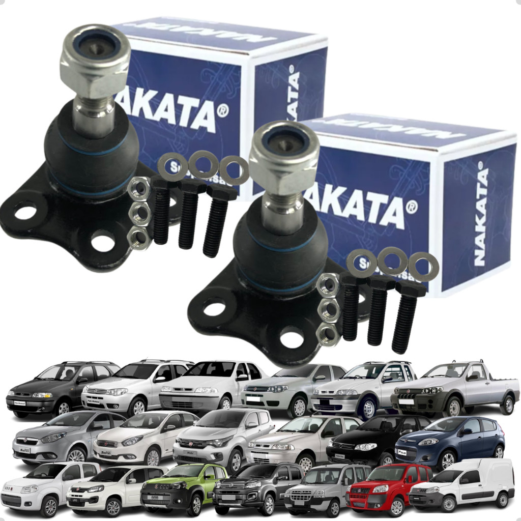 Par Pivô Suspensão Dianteira Original Nakata Palio Doblo Mobi Grand Siena Fiorino em Oferta na Shopee
