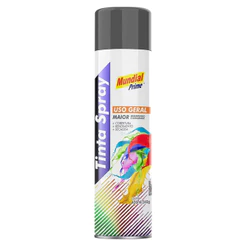 Tinta Spray Cinza Primer para Uso Geral 400ml Mundial Prime