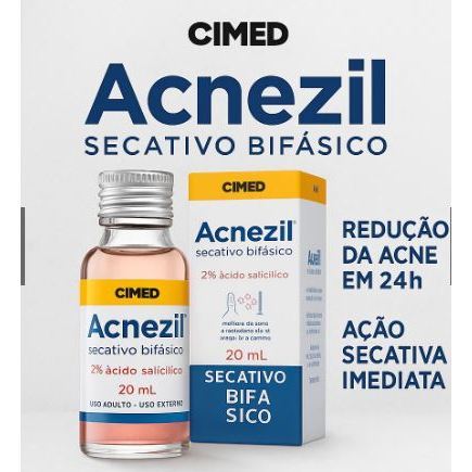 Secativo Bifásico Acnezil 20ml Ácido Salicílico 2% - Cimed