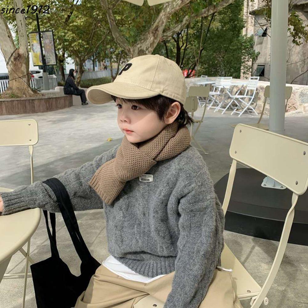 Cachecol Infantil SINCE Quente Versátil Estilo Ins Silenciador De Inverno De Cor Sólida