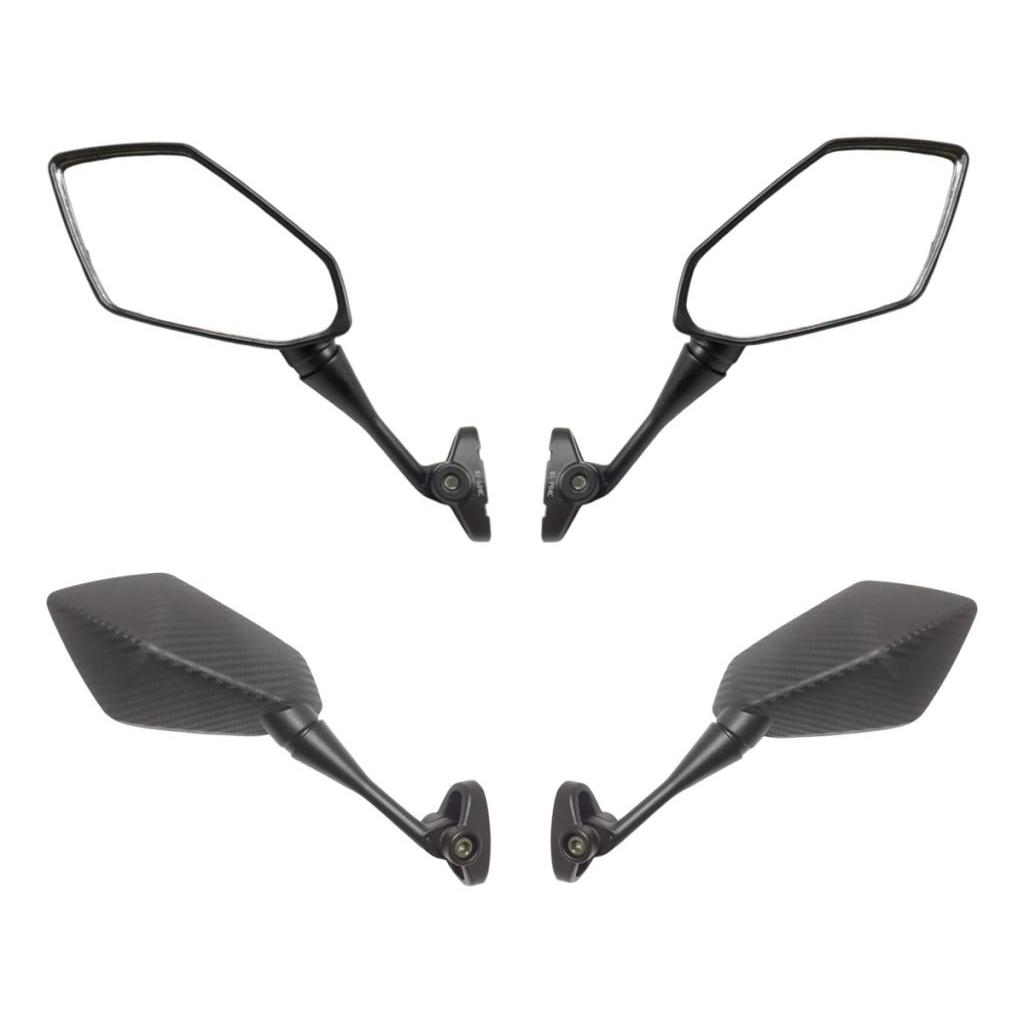 RETROVISOR Ninja 250 modelo ninja 250 fibra lente azul
