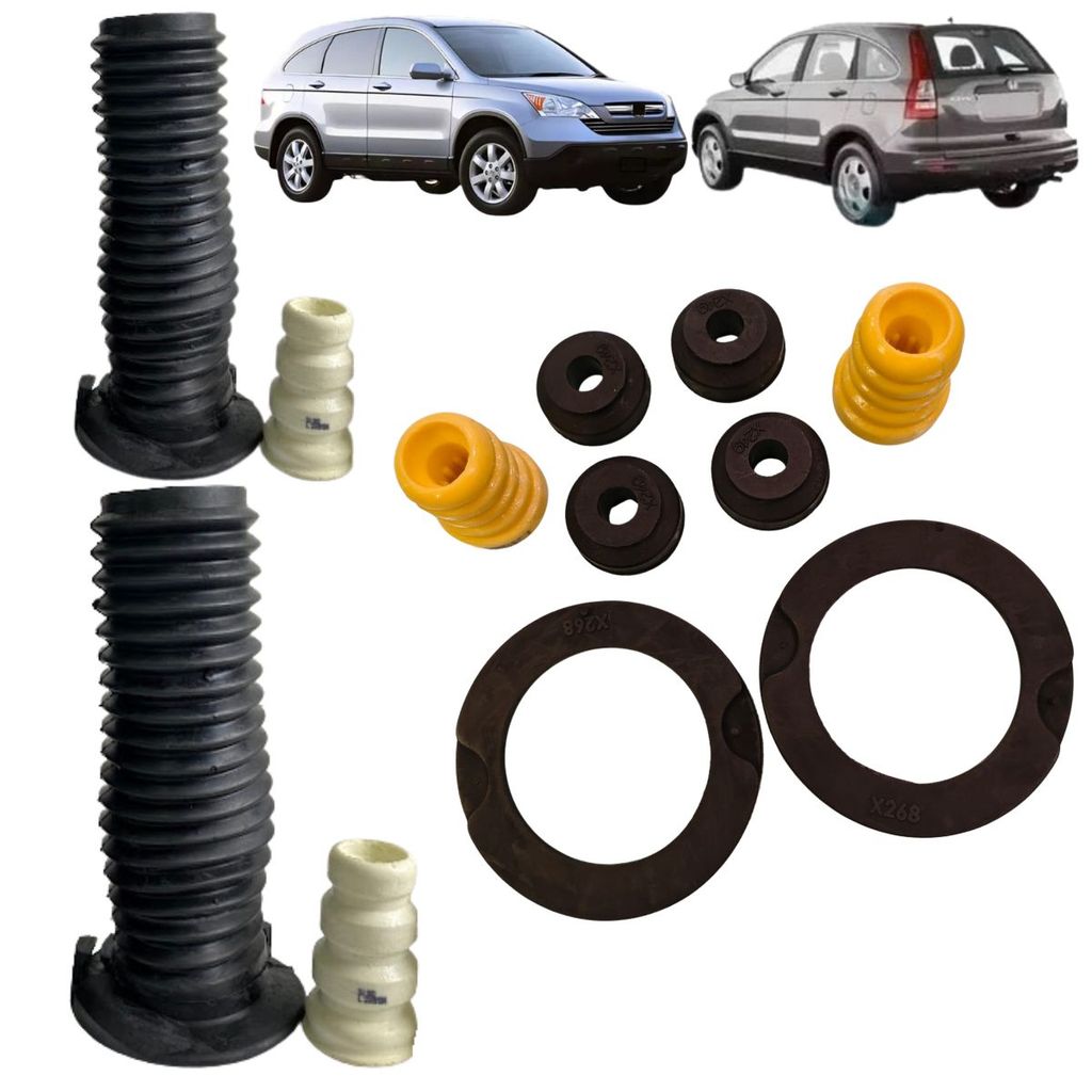Kit Batente e Coifa Dianteiro e Traseiro Lado Direiro e Esqeurdo Honda CR-V 2007 a 2016