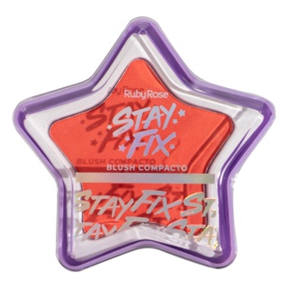 Blush Compacto Stay Fix - Hbf574 - Ruby Rose em Oferta na Shopee
