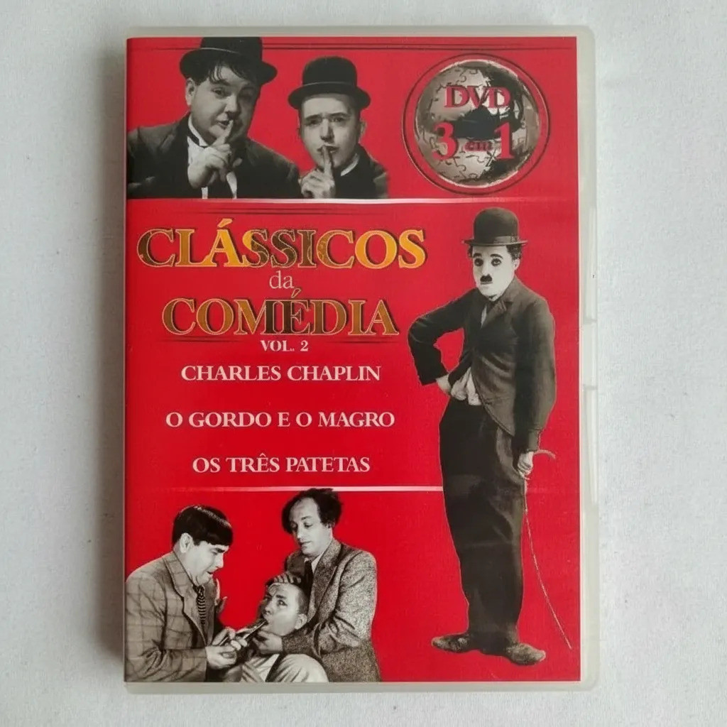 Dvd Clássicos Da Comédia Vol 2 Charlie Chaplin E Outros