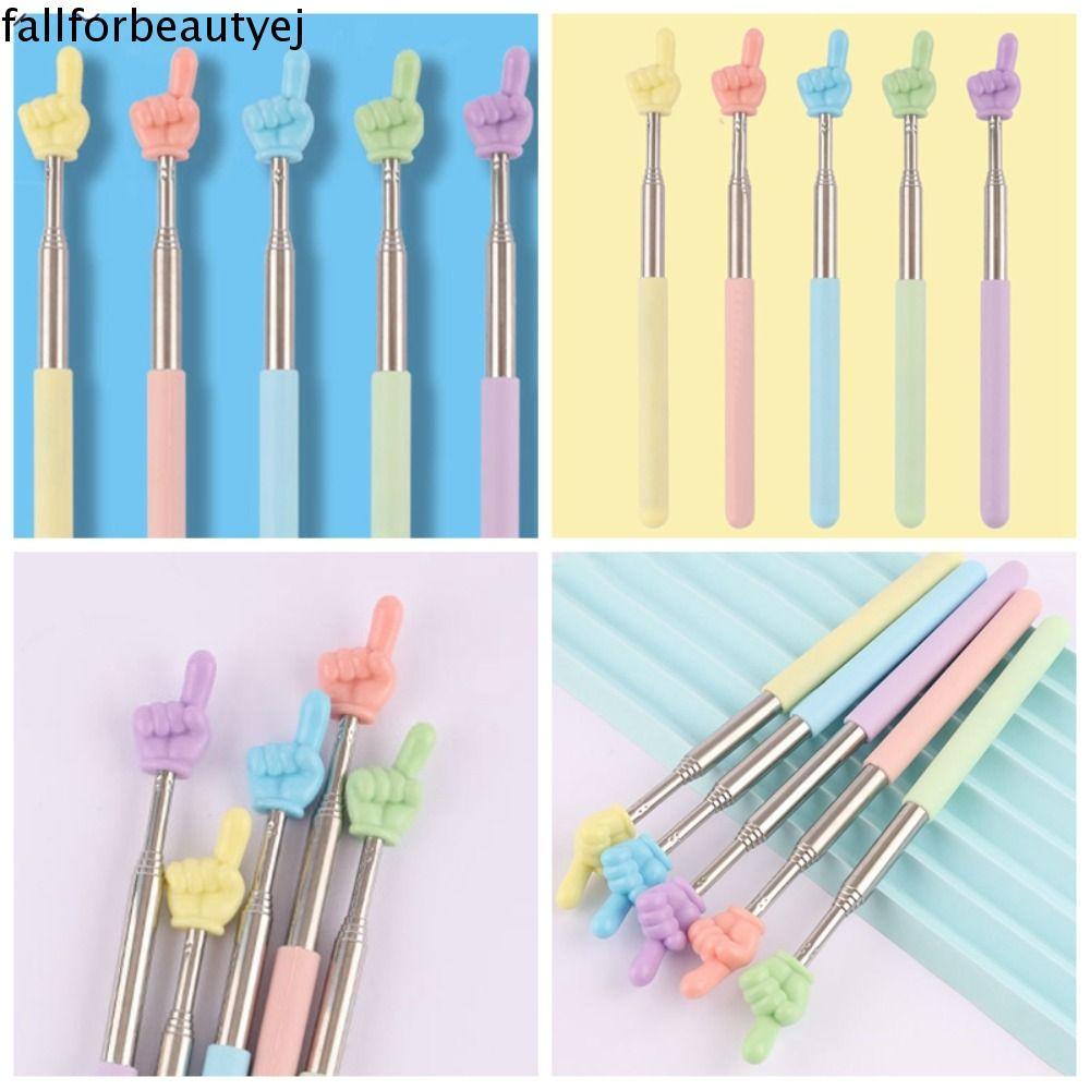 FALLFORBEAUTYEJ Ponteiro De Ensino , Guia De Leitura Retrátil Antiderrapante , Telescópico