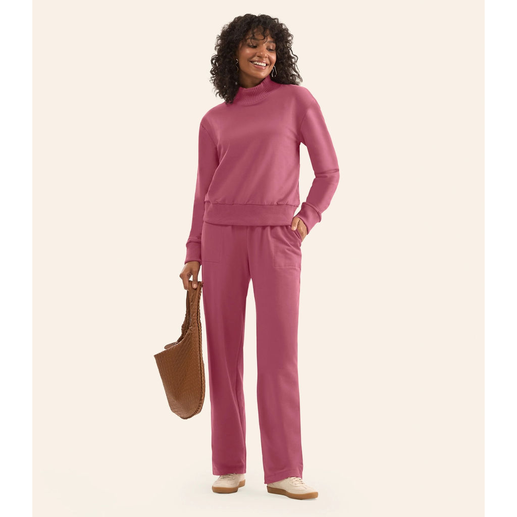 Conjunto Blusão Com Calça Feminino Rovitex Vermelho