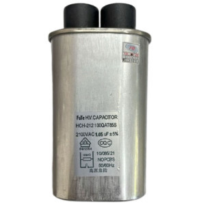 CAPACITOR P/MICROONDAS 1,05UF 2100VAC 83X36X56MM FASTON HCH-212100QAT85S HV CAPACITOR