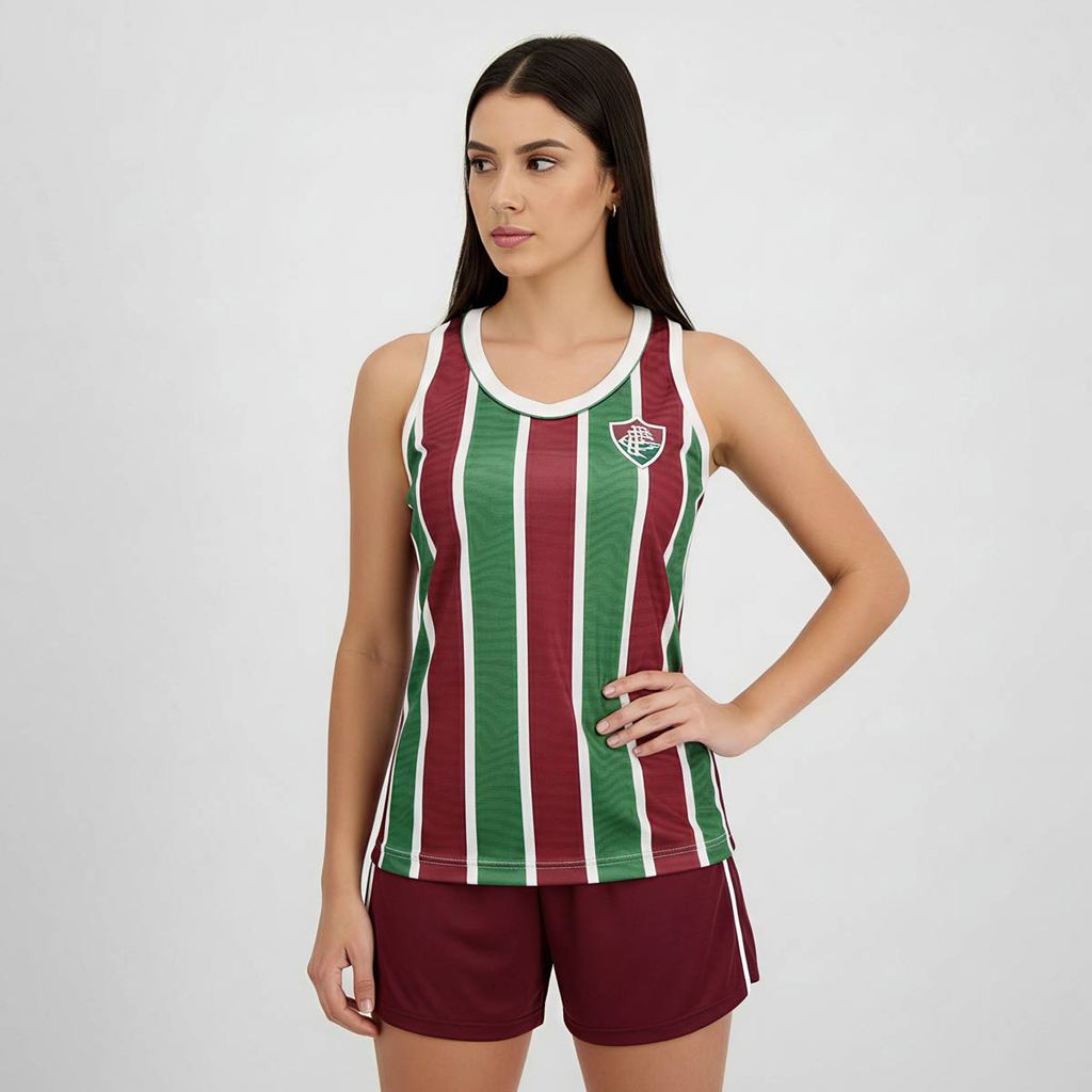 Regata Fluminense Agora Feminina Grená