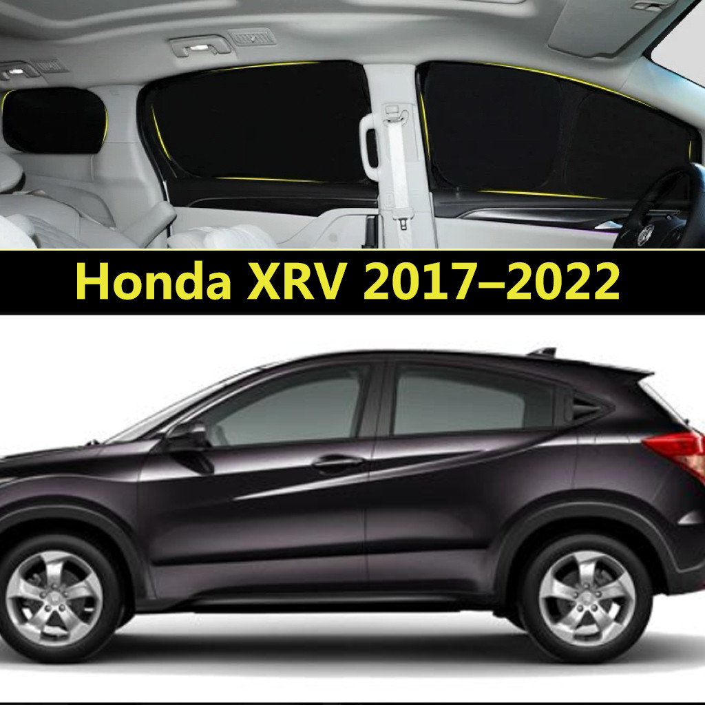 Pára-Sol Do Carro Para Honda XRV 2017 – 2022 Cortina De Totalmente Blackout Proteção Solar Privacidade Acampamento Janel