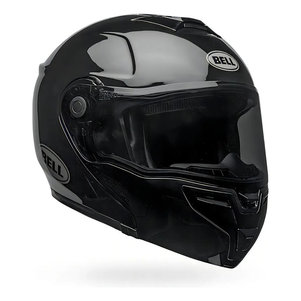 Capacete Bell Articulado Srt Preto Liso Tam 56 Brilhante em Oferta na Shopee