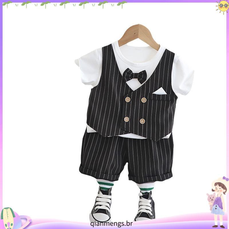 Roupas de verão para meninos, terno de duas peças, roupas infantis da moda, ternos de verão, roupas infantis bonitas, ve