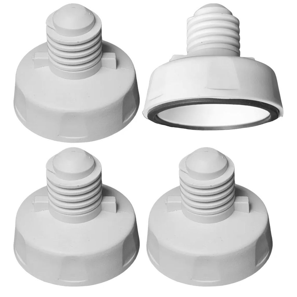 Kit 4 Pé Nivelador para Lavadora Electrolux Ltd06 Lac09 Lac12Ltd09