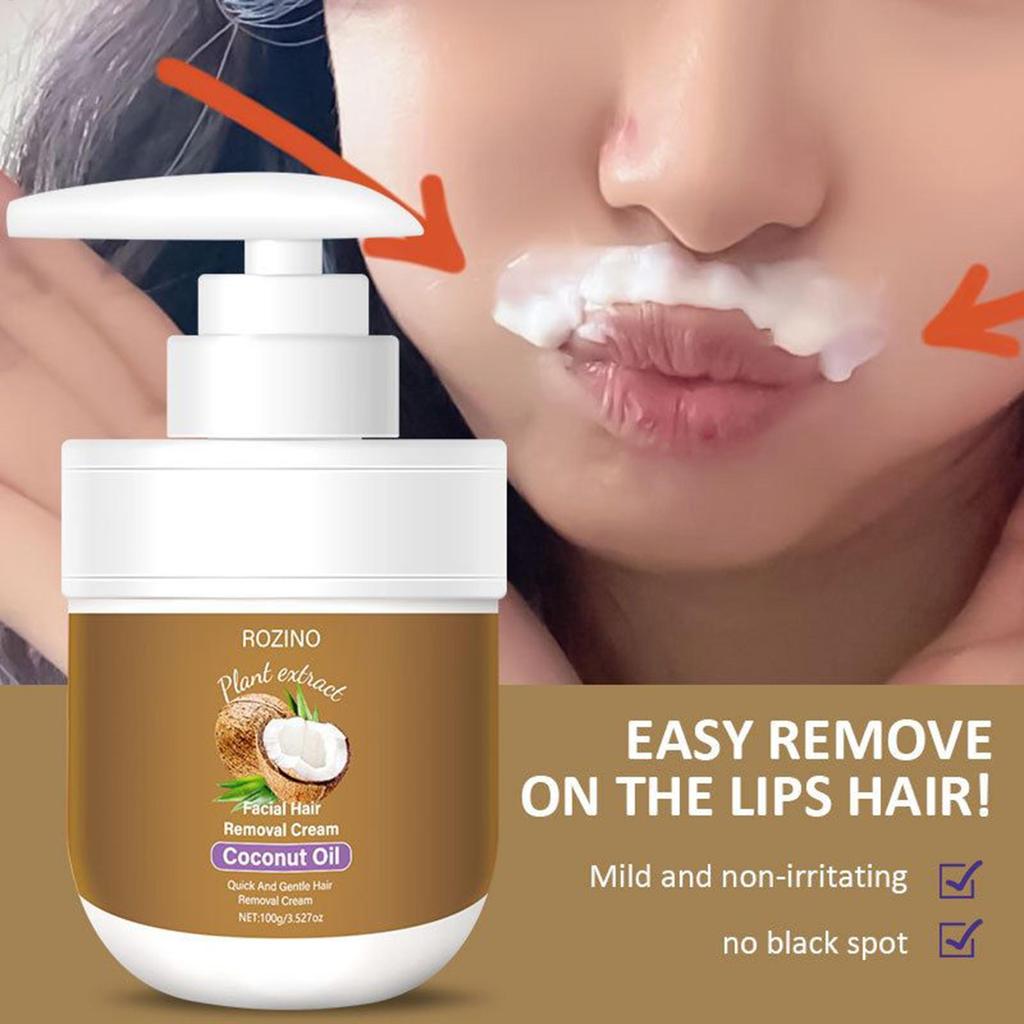 Creme Depilatório Para Rosto À Base De Óleo , Removedor De Pelos Corporais , Produtos Naturais Cuidados Com A Pele Comet