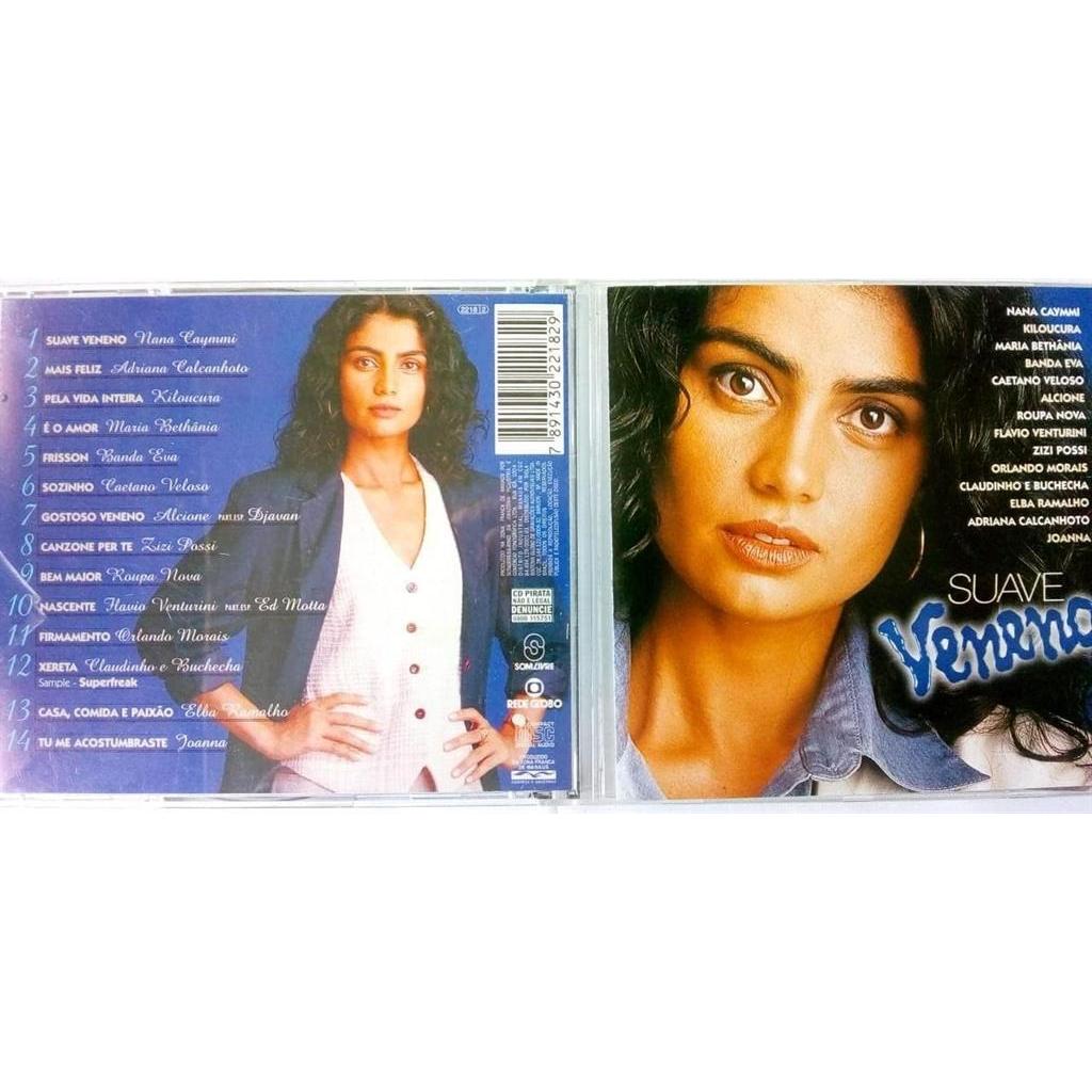 CD Vários Artistas Suave Veneno - Nacional