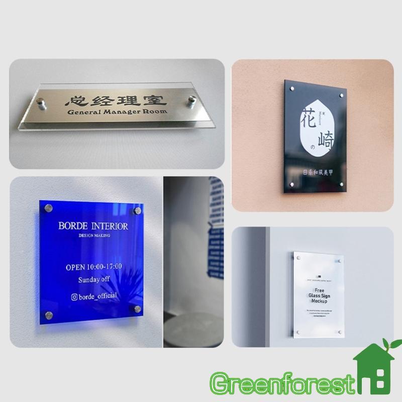 greenfor 10 Peças Tachas Sinalização Aço Inoxidável, Fixadores Decorativos Resistentes, Parafusos Fixação