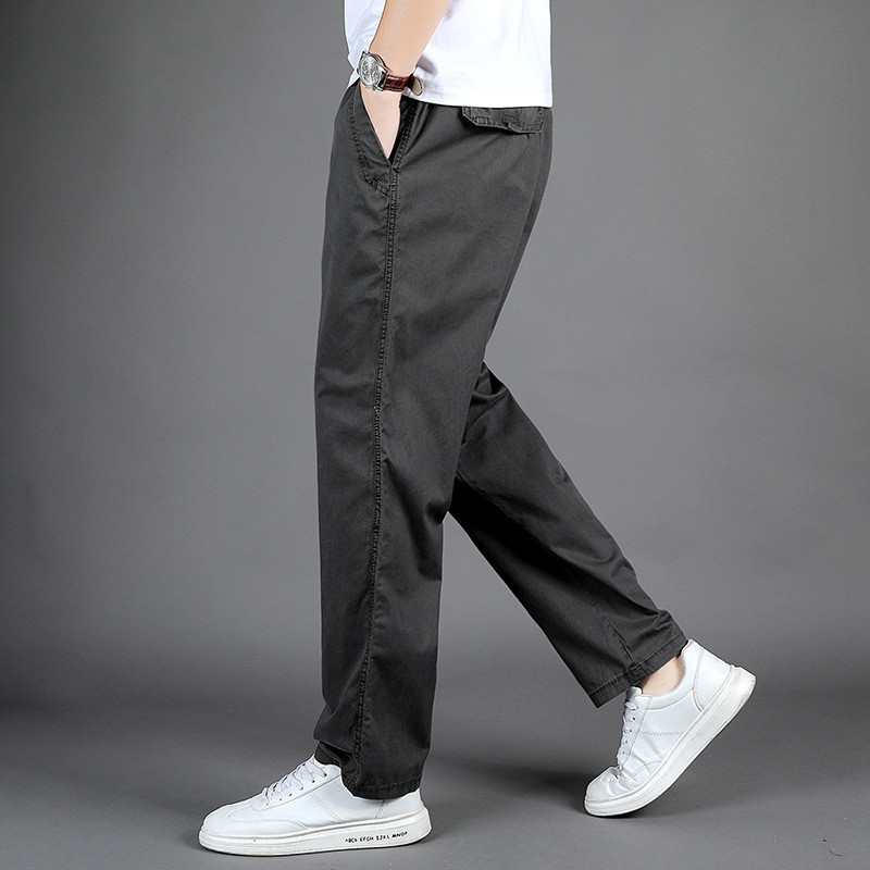 Calça casual Masculina 2020 Solta Com Vários Bolsos