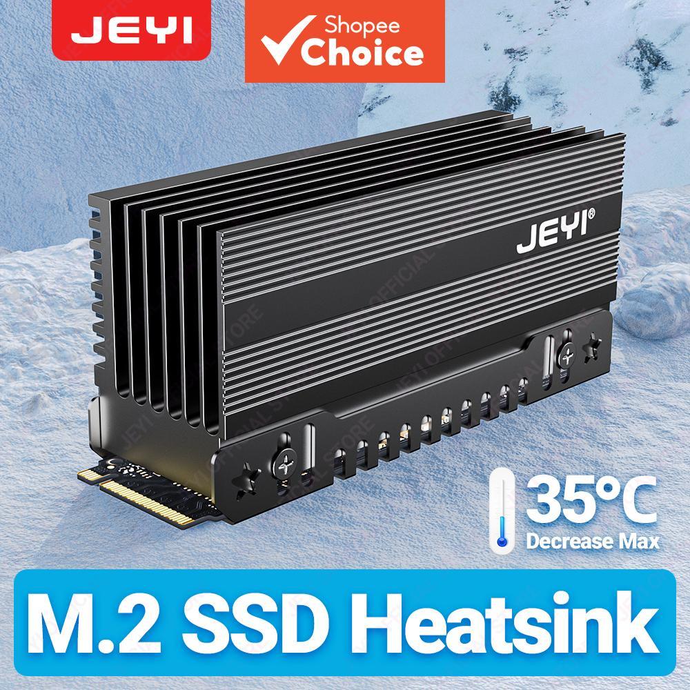 JEYI M.2 2280 Refrigerador de dissipador de calor SSD, dissipador de calor de alumínio resistente com aletas,
