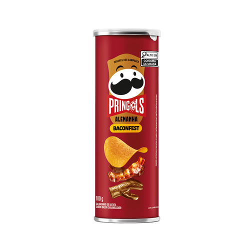 Salgadinho Batata Frita Pringles Baconfest 100g