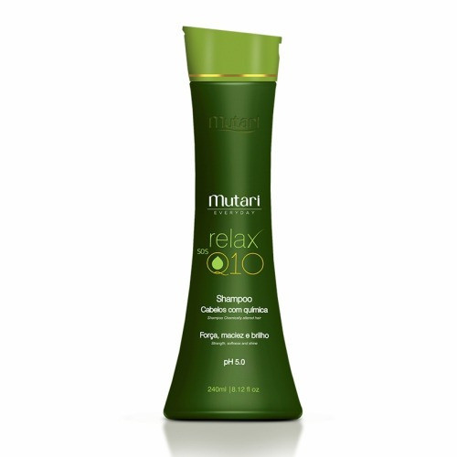 Shampoo Relax Sos Q10 Cabelos Com Química 240ml Mutari