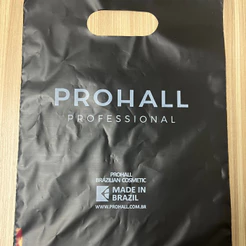 Sacola Preta M - Prohall - BRINDE