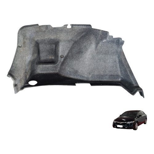 Forro Lateral Esquerdo Porta Malas Civic 2007 2008 2009
