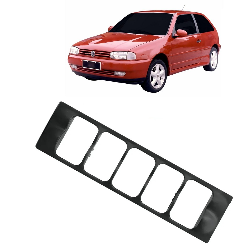 Moldura Painel Botão Vidro Elétrico Gol Parati Saveiro G2 1995 A 2002