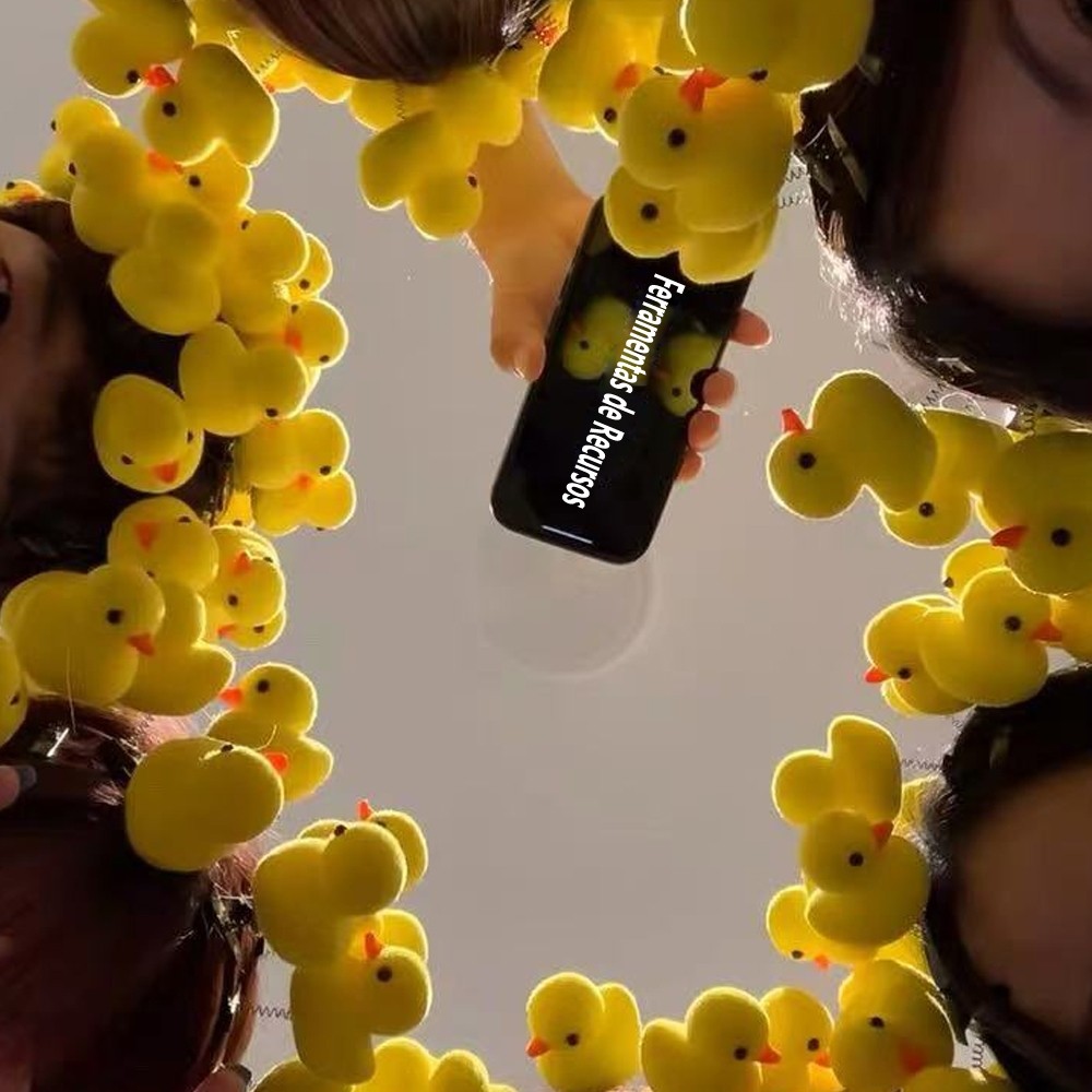 Clipe de Cabelo Pato Amarelo Fofo 1-10 Unidades Acessórios Infantis de Cabelo Moda Infantil Acessórios Diários