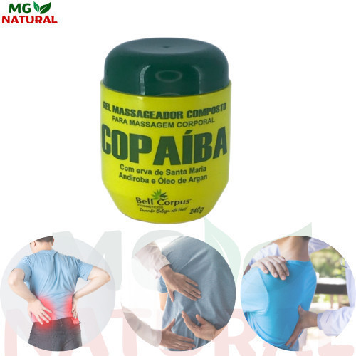 Kit C/ 3 Gel Copaíba Arnica E Andiroba 240g BellCorpus