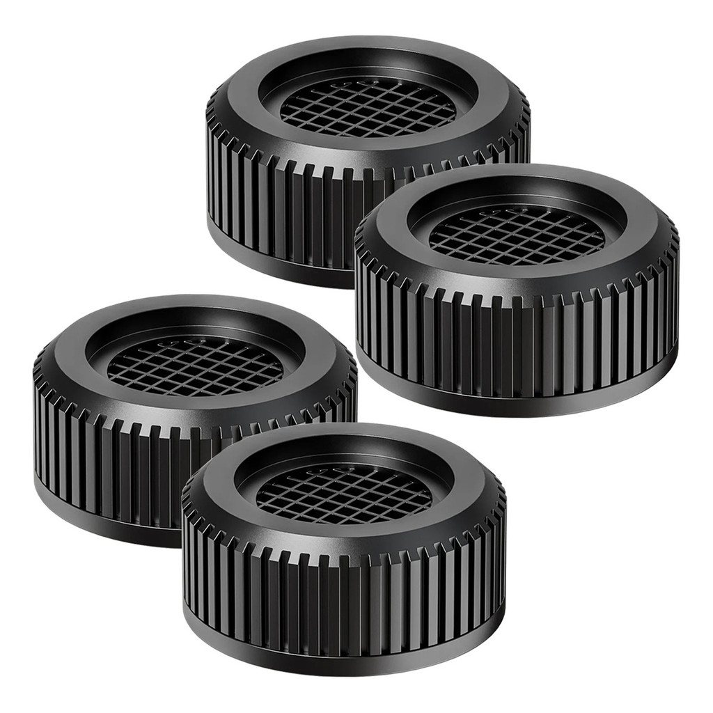 Kit 4 Peças Pé Nivelador Antiderrapente Mais Altura Máquinas