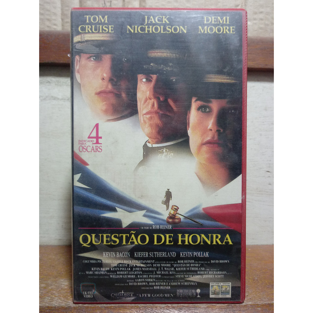 Vhs Questão De Honra - Tom Cruise - Demi Moore