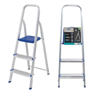 Escada Alumínio 3 Degraus - Mor - Multiuso, Leve, Dobrável Ideal para Limpezas em Oferta na Shopee
