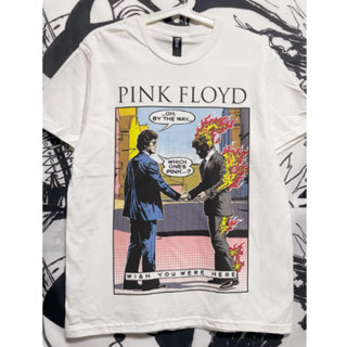 Camiseta Masculina Retrô De Algodão Puro Com Estampa Em Estilo Cartoon Da Música "Wish You Were Here" Do Pink Floyd em Oferta na Shopee