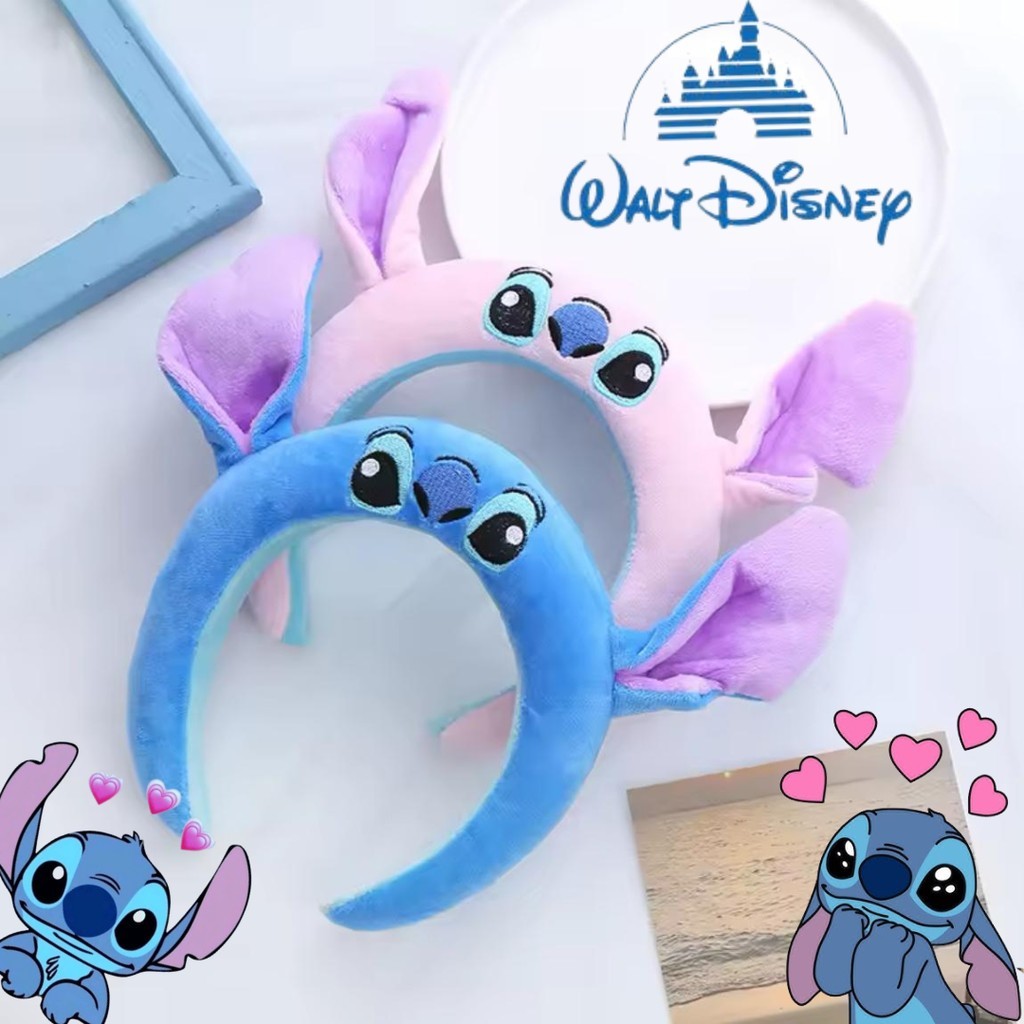 Tiara Kawaii Stitch Lilo & Stitch Desenho Animado Coroa de Pelúcia Personagem Animado Cocar em Oferta na Shopee