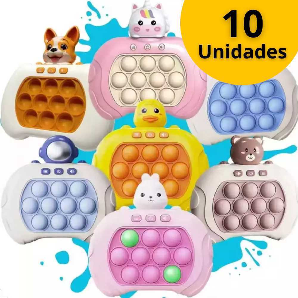 KIT 05/10/20/30 Fast Push Game POP IT Giro Brinquedo Game Anti Stress Ansiedade presente de festa em Oferta na Shopee
