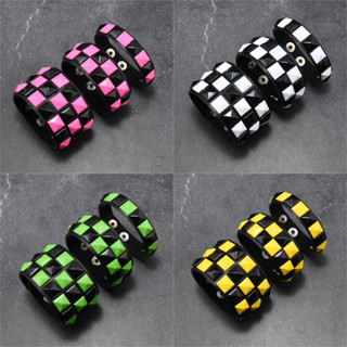 Pulseira Quadrada Exclusiva De Rebite Multicolorida Para Homens E Mulheres , Pulseiras De Festa Em Clube Punk , Joias em Oferta na Shopee