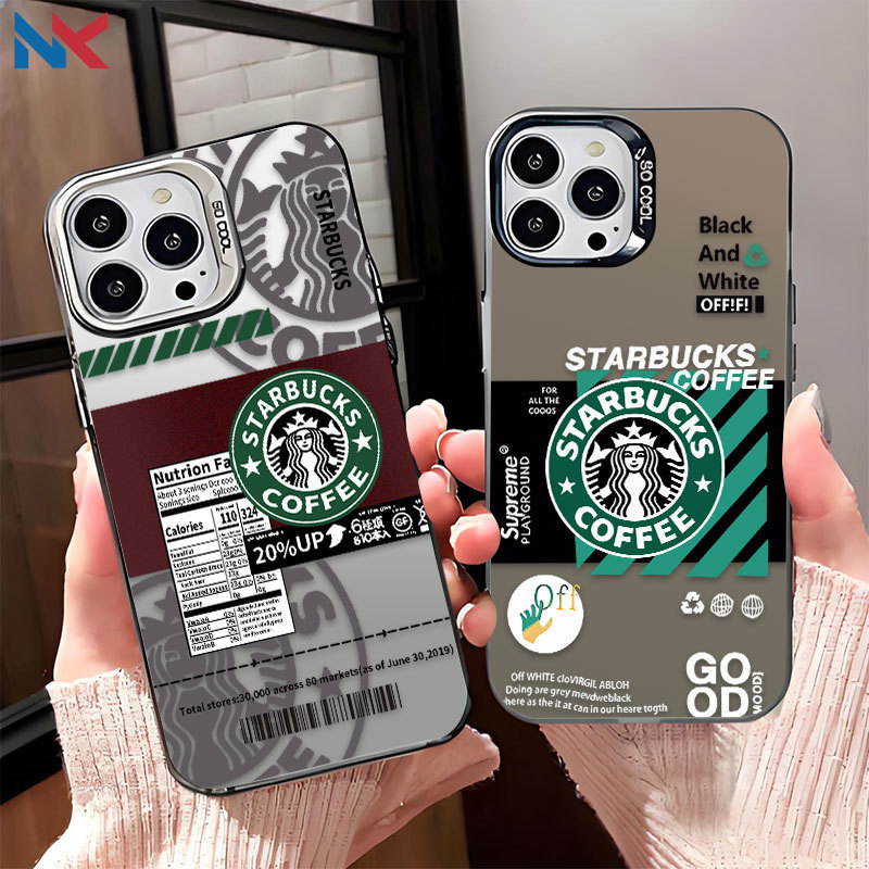 Capa Para iPhone 17 Pro Max 17Air 16 15 13 11 14 12 11 Xs XR 7 8 Plus IMD Caso De Telefone Starbucks NKCase
