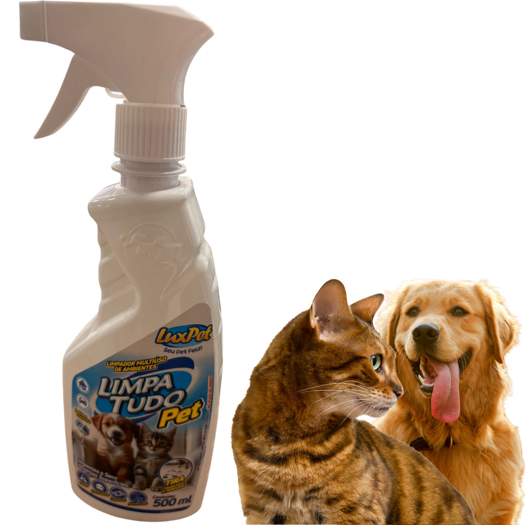 Limpa Tudo Pet Com Bico Pulverizador 500ml LuxPet LUX3142