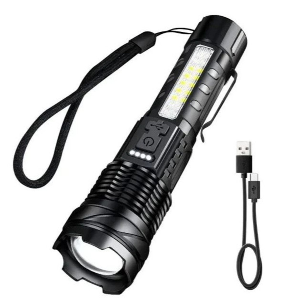 Led de Alta Potência De 10w Carregamento Usb Lanterna Super brilhante Poderosa Leo Store BR em Oferta na Shopee