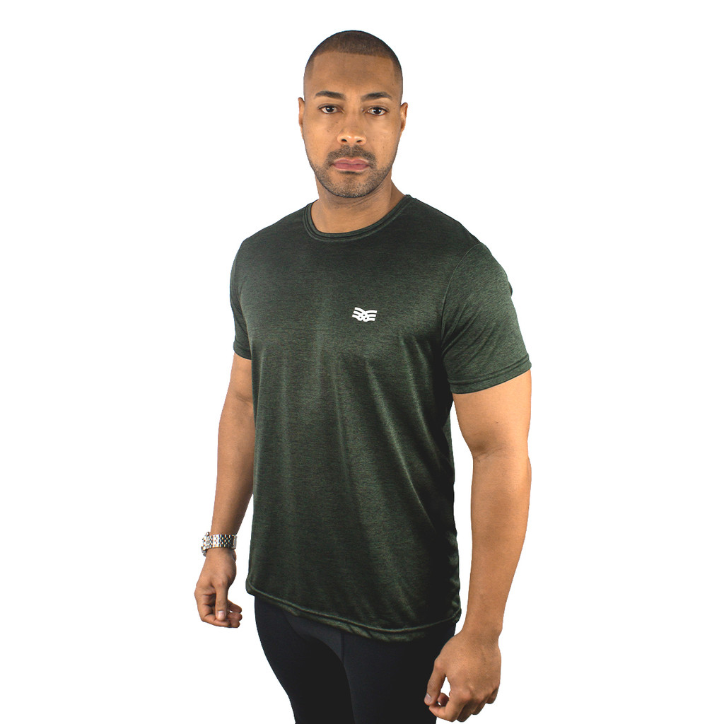 Detalhes do Camiseta Color Sports Masculina Dry Mescla Treino