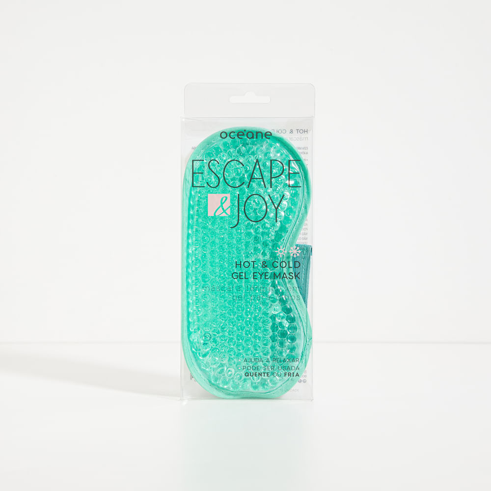 Detalhes do Máscara para Olhos em Gel Verde - Hot & Cold Gel Eye Mask