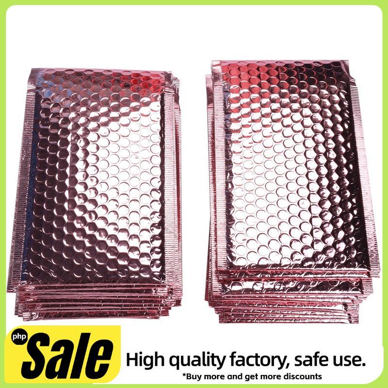 20 Pçs Rosa Ouro Bolha Envelope Folha De Espuma Envio Saco De Correspondência Mailer Envelopes Para Embalagem De Present