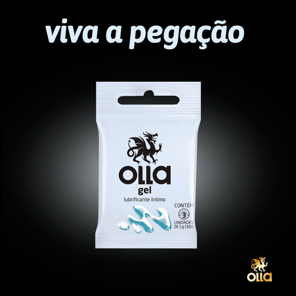 Detalhes do Gel Lubrificante Olla Íntimo Sachê com 3 Unidades de 5g cada