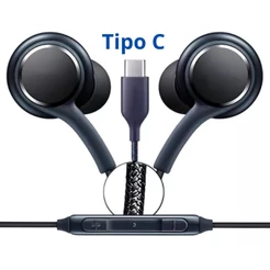 Fone Tipo C S20 FE S21 Plus S21+ S22 Ultra S23 Ultra A34 A53 A54 A73 M52 M53 M54 Fone De Ouvido